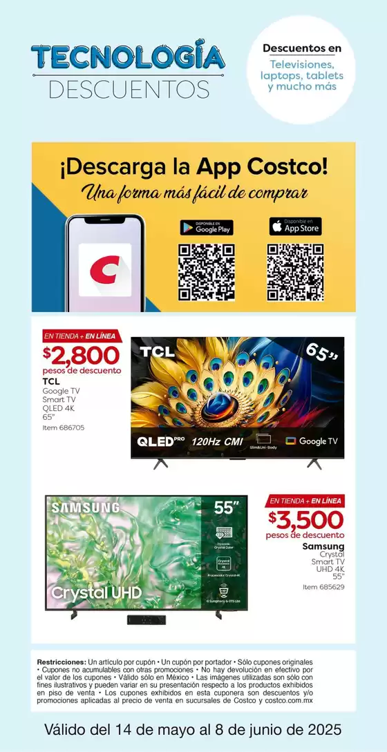 Catálogo Costco en San Francisco Coaxusco | Cuponera Costco | 14/5/2025 - 8/6/2025
