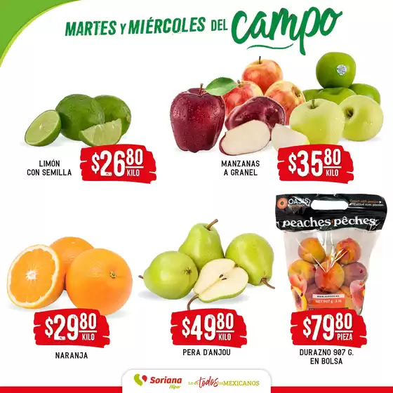Catálogo Soriana Híper en Santiago de Querétaro | Martes y Miércoles del Campo Híper Saltillo | 20/5/2025 - 22/5/2025