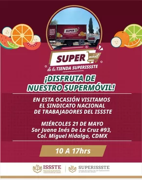 Ofertas de Supermercados en Atlacomulco de Fabela | Ofertas SuperISSSTE de SuperISSSTE | 21/5/2025 - 21/5/2025