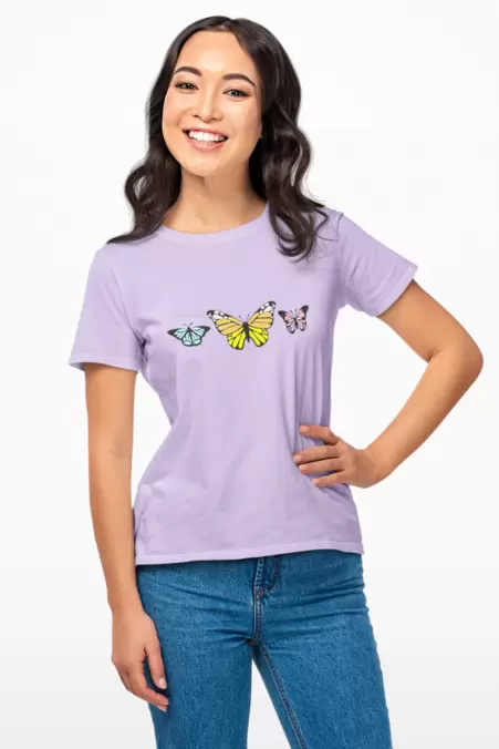 Oferta de Playera MARIPOSA 3 COLORES por $119.9 en Aditivo