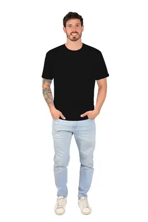 Oferta de Playera Para Hombre Cuello Redondo Negro por $8990 en Aditivo