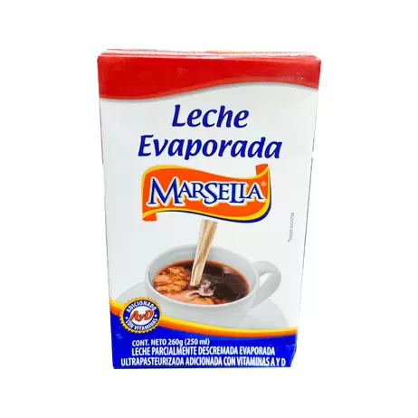 Oferta de LECHE EVAPORADA MARSELLA BRICK 250 ml por $11.5 en AKÁ Superbodega