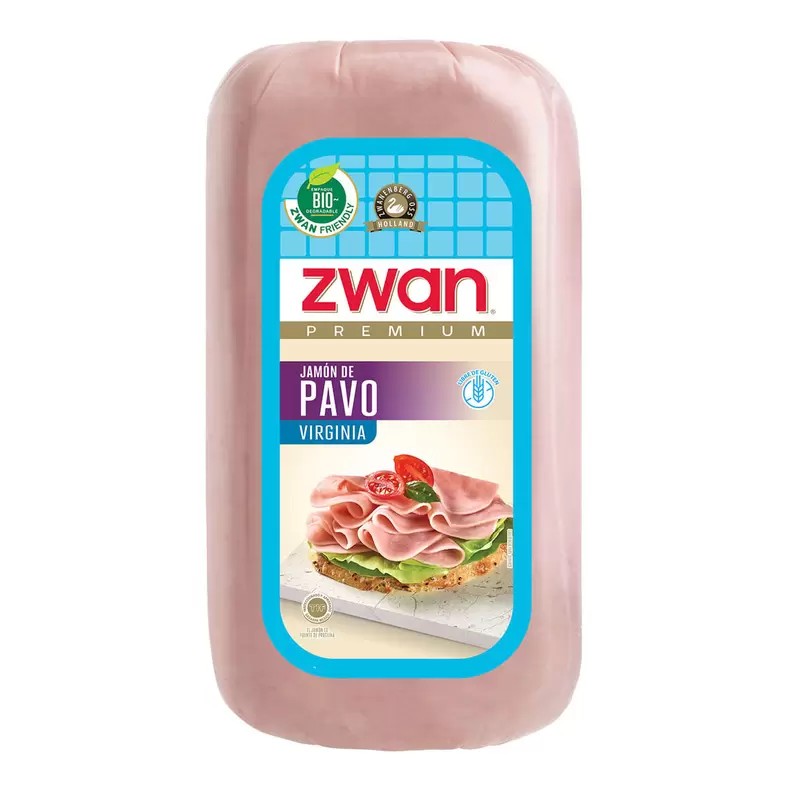 Oferta de Jamón Zwan Virginia de Pavo Kg por $16 en AKÁ Superbodega