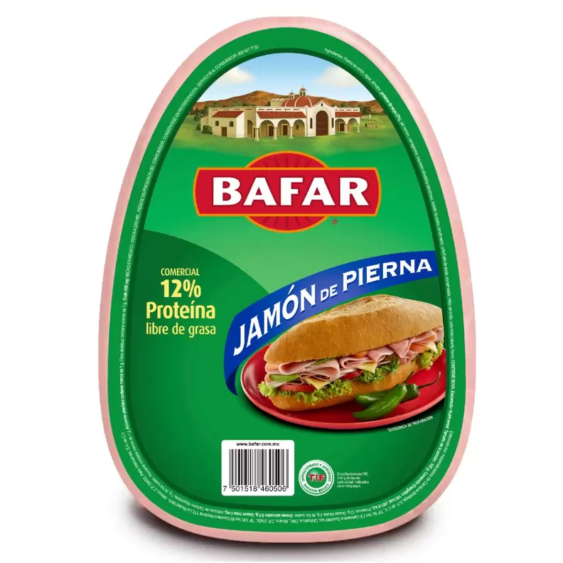 Oferta de Jamón de Pierna tipo Americano Bafar por kg por $12.6 en AKÁ Superbodega