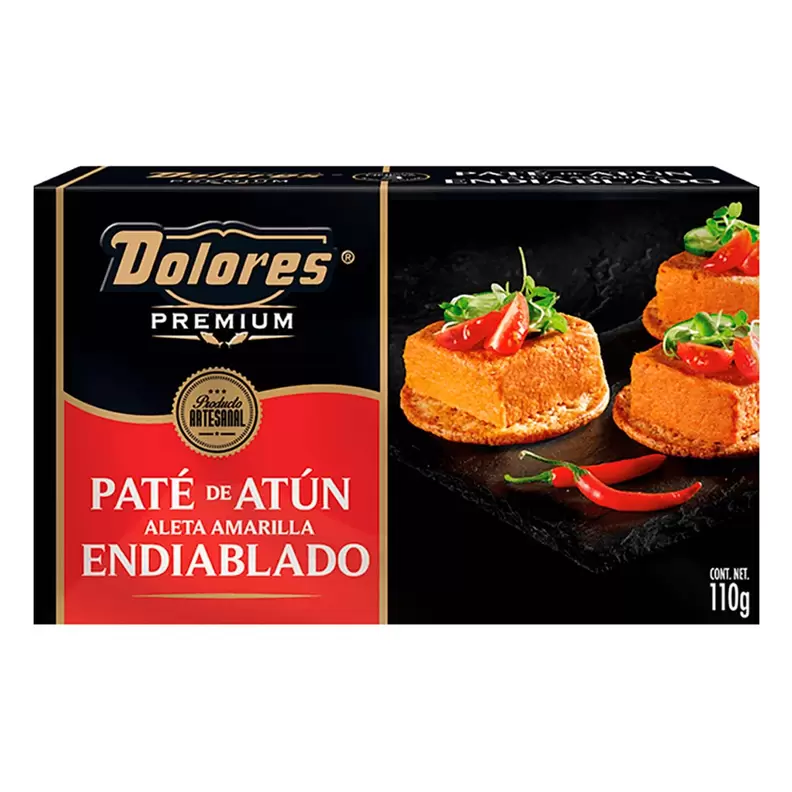 Oferta de Pate Dolores De Atún Endiablado 110g por $35.5 en AKÁ Superbodega