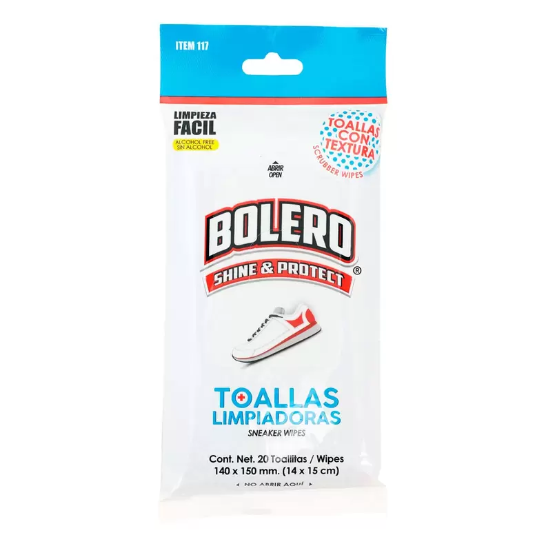 Oferta de Toallitas Limpiadoras Boleto para Tenis 20 Toallitas por $34.5 en AKÁ Superbodega