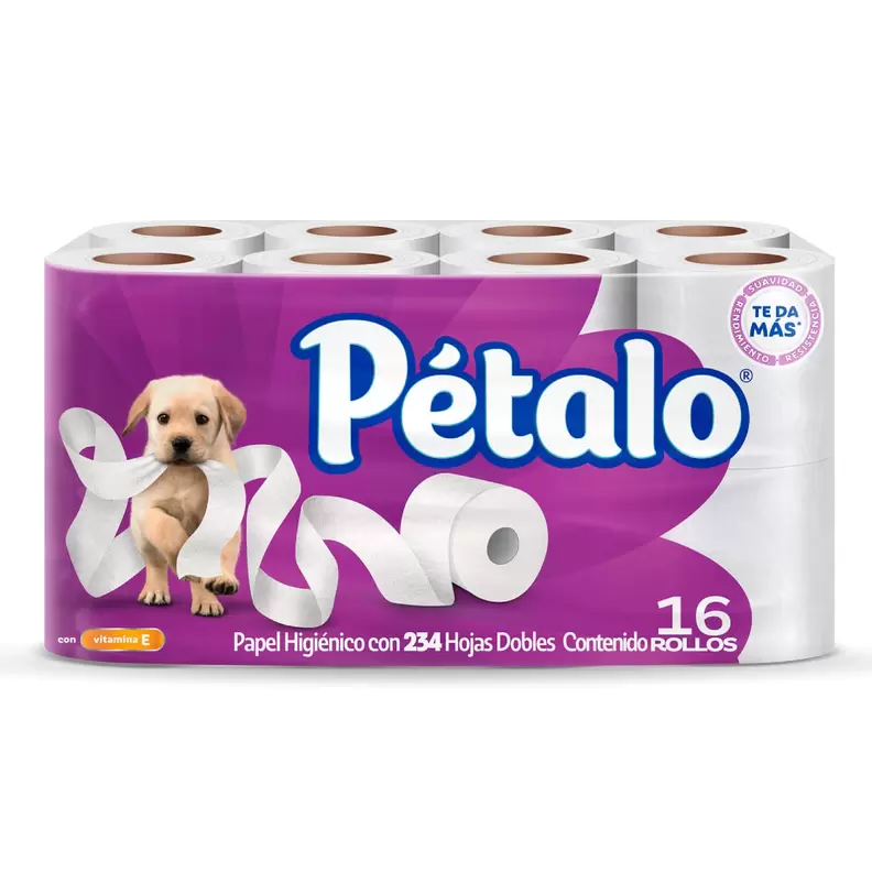 Oferta de Papel Higiénico Pétalo Ultra Jumbo 16 Rollos por $69.9 en AKÁ Superbodega