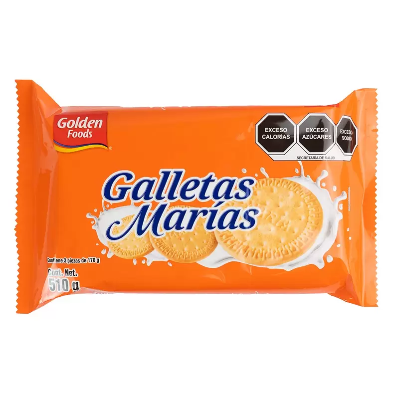 Oferta de Galleta Golden Foods Marías Overwrap 510 g por $42.5 en AKÁ Superbodega