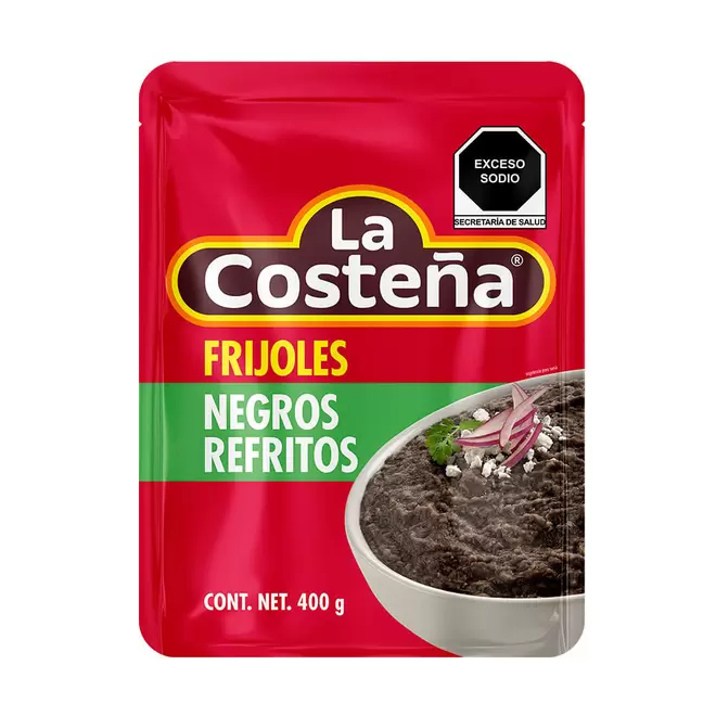 Oferta de Frijoles Negros La Costeña Refritos 400g por $11.9 en AKÁ Superbodega