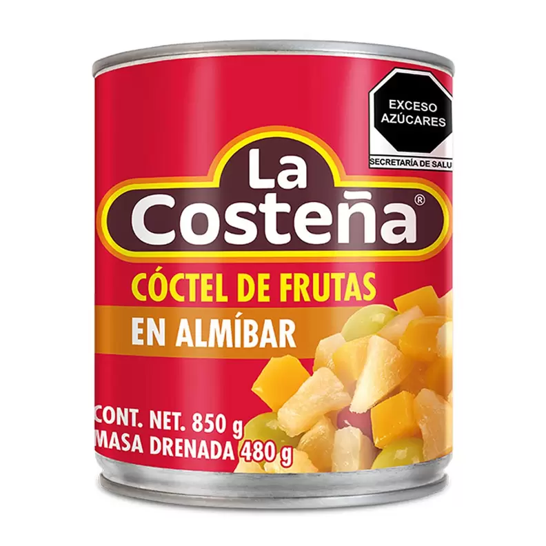 Oferta de Cóctel de frutas La Costeña en almíbar 850g por $73.9 en AKÁ Superbodega