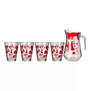 Oferta de Juego de agua de vidrio 5 piezas PCLS1219/SP5-2GB.051 MADISON Kim Glass por $99 en Almacenes Anfora