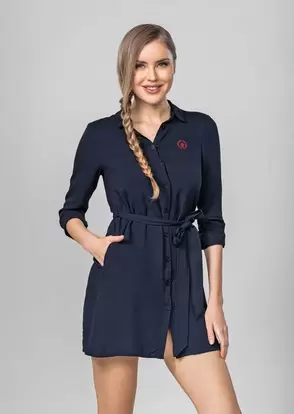 Oferta de VESTIDO AZUL MARINO 3080863 por $467.92 en Andrea