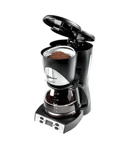 Oferta de Cafetera Programable para 12 tazas Negra Kitchen Magic Koblenz CKM-212 por $785 en Anforama