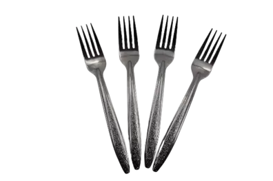 Oferta de Juego de 4 Tenedores Elegante de Acero Inoxidable Modelo Laurel Anforama por $58 en Anforama