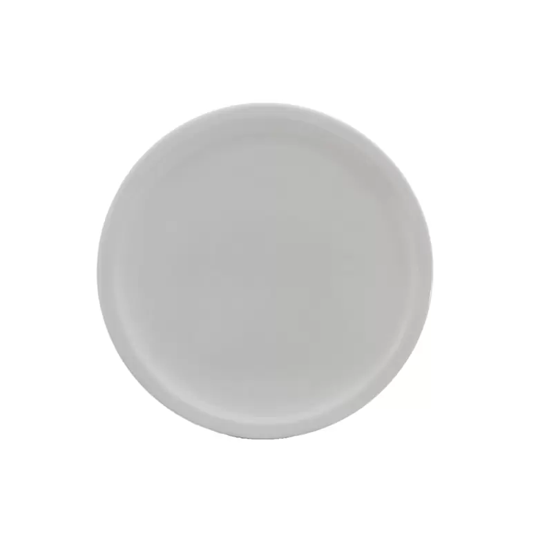 Oferta de Plato Triche Grande Redondo 25 cm Melamina tipo de Plástico Blanco Tavola por $37 en Anforama