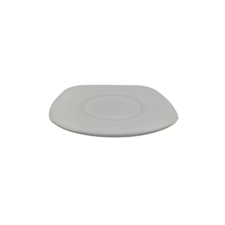 Oferta de Plato Cuadrado para Taza 14 cm de Loza Resistente Blanco Antartic Santa Anita por $38 en Anforama