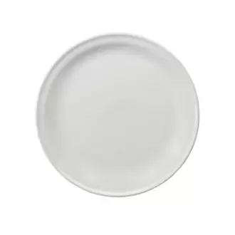 Oferta de Plato Trinche Redondo Elegante de Loza de 26 cm Blanco Madrileña Santa Anita por $91 en Anforama
