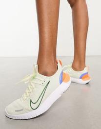 Oferta de Nike Running Free Run FK NN trainers in off white multi por $76.96 en ASOS