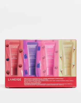 Oferta de LANEIGE Mini Lip Glowy Balm Set por $23 en ASOS