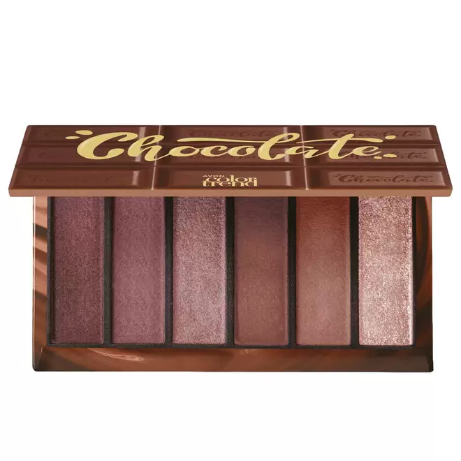 Oferta de Chocolate Paleta de sombras para ojos Color Trend por $193 en Avon