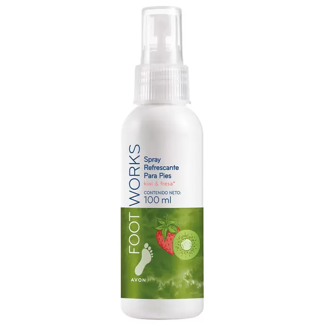 Oferta de Kiwi y Fresa Spray Footworks por $101 en Avon