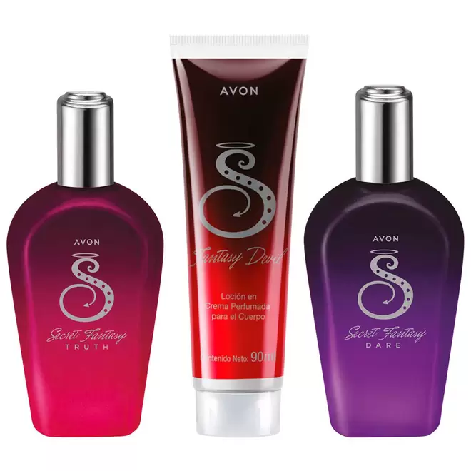 Oferta de  Set Secret Fantasy Truth Or Dare Fragancia Fragancia Locion por $599 en Avon