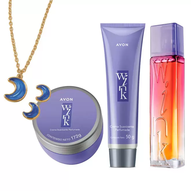 Oferta de Set Wink Coleccion Luna Blue Juego de cremas Coordinado Colonia por $299.99 en Avon