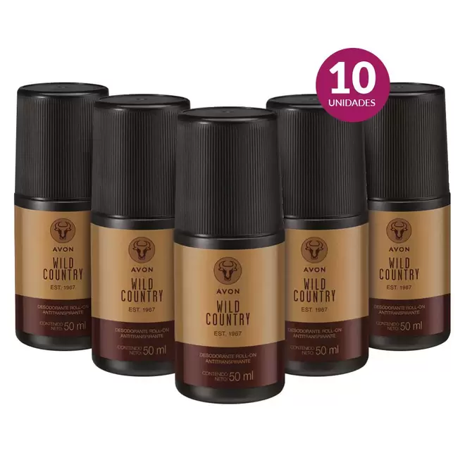 Oferta de Set Wild Country Desodorante en roll on x10 por $220.99 en Avon