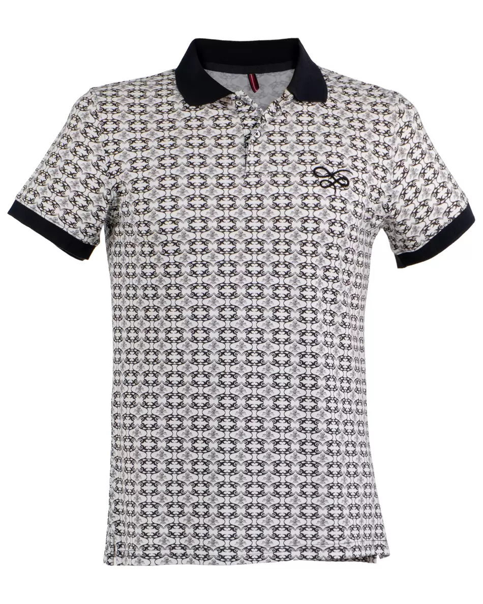 Oferta de Playera tipo polo full print para hombre - Modelo MONTE ALBÁN por $1100 en Ay Güey