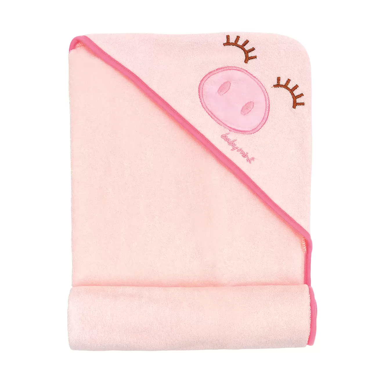 Oferta de Salida de baño con capucha y bordado de tiernos animales, 90 x 70 cm por $259 en Baby mink