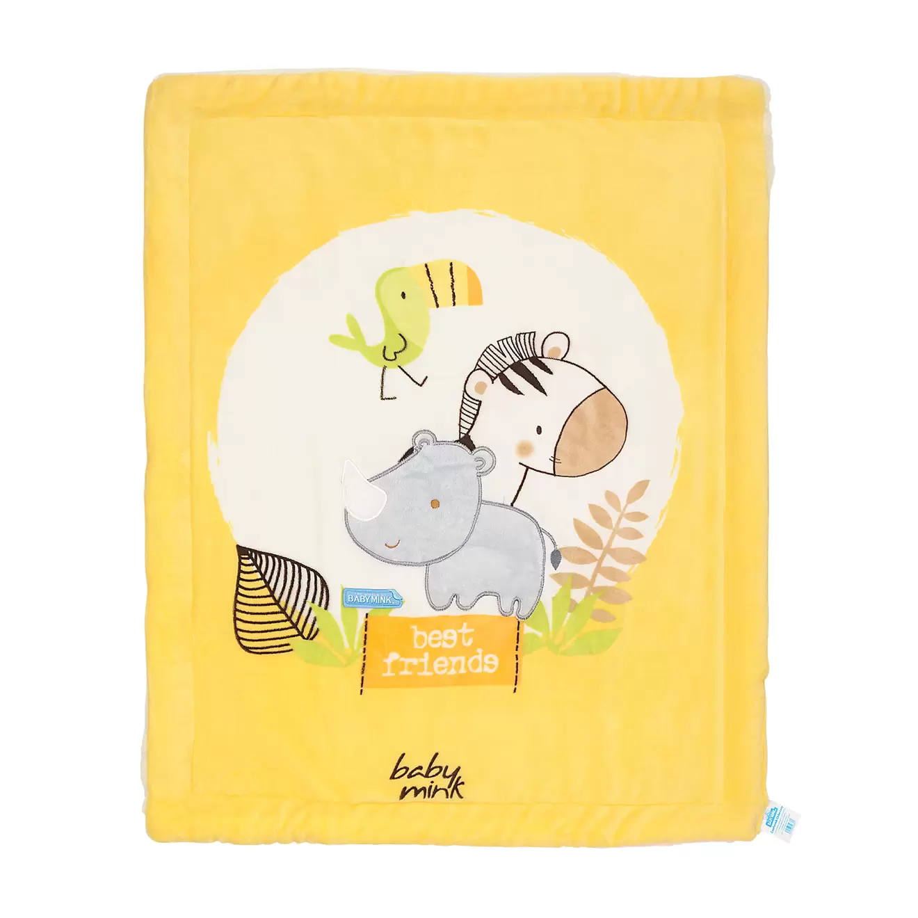 Oferta de Edredón con borrega y llamativo bordado, con práctica medida 100 x 80 cm por $381.65 en Baby mink