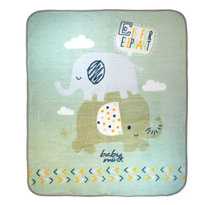 Oferta de Cobertor ligero ideal para la cuna, 1.30 x 100 cm por $249 en Baby mink