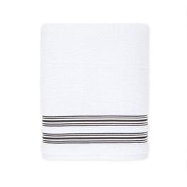 Oferta de Toalla de medio baño de algodón Nestwell™ Hygro® Fashion Stripe con líneas color gris hierro por $318 en Bed Bath & Beyond