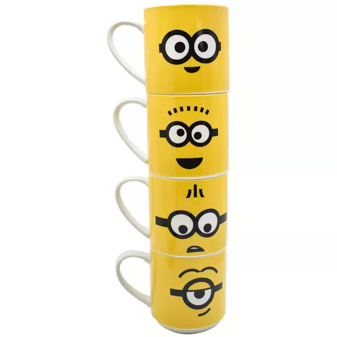 Oferta de Set de tazas de porcelana Fun Kids™ Minions, 4 piezas por $158 en Bed Bath & Beyond