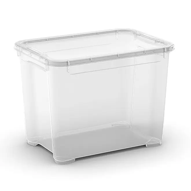 Oferta de Caja de plástico Kis™ de 47 L transparente por $188 en Bed Bath & Beyond