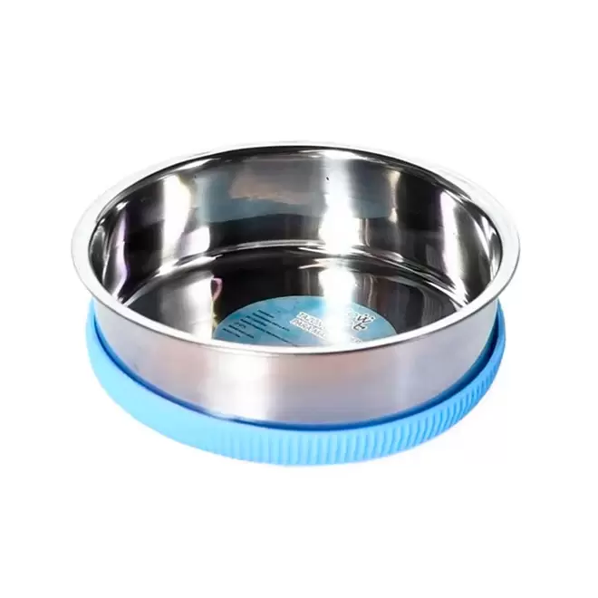 Oferta de Tazón de aluminio para mascotas New Pet™ color azul por $58 en Bed Bath & Beyond