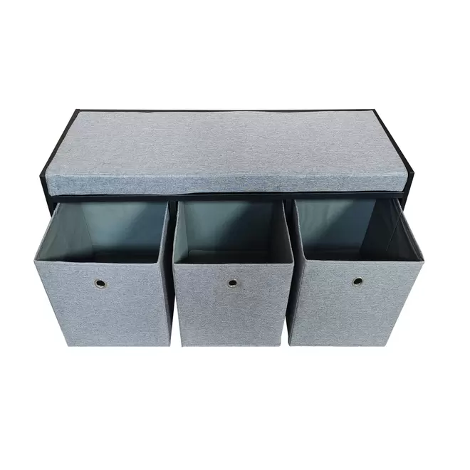 Oferta de Cubos organizadores multiusos Cazedis® color gris por $1399.3 en Bed Bath & Beyond