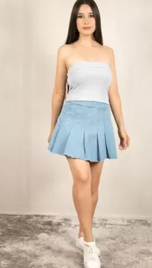 Oferta de Top strapless por $119 en Blue Colash