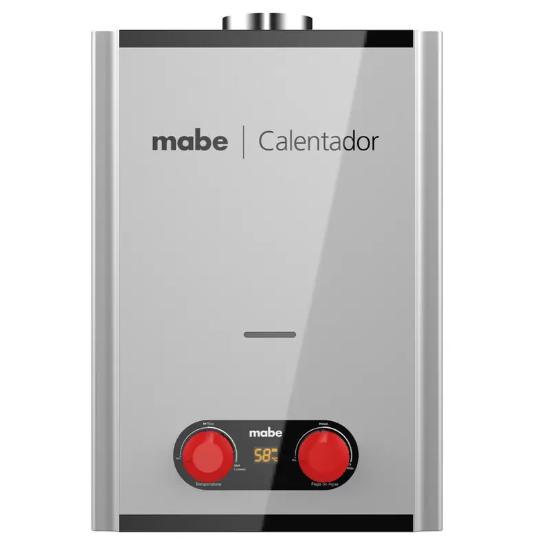 Oferta de Calentador Instantáneo de Gas LP 1 Servicio 6 L Gris Mabe por $2536 en Bomssa