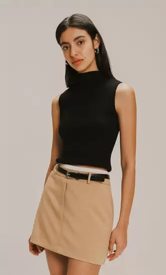 Oferta de Short Falda Cintura Contraste por $299 en C&A