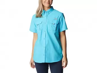 Oferta de Camisa Columbia Bahama Azul Para Mujer por $1295 en Calzzapato