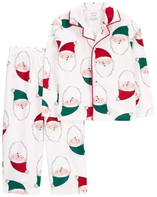 Oferta de Pijama De 2 Piezas Estilo Abrigo Diseño Traje De Papá Noel Carter's por $399 en Carter's