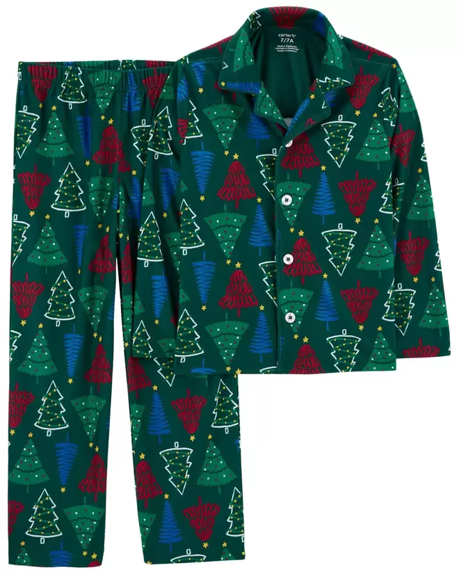 Oferta de Pijama De 2 Piezas Tela Polar Diseño Árbol De Navidad Carter's por $479 en Carter's