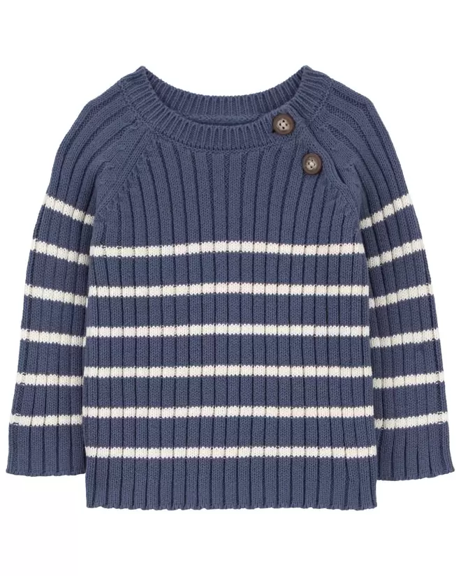 Oferta de Suéter Tejido Acanalado De Ajuste Perfecto Oshkosh B'Gosh por $439 en Carter's