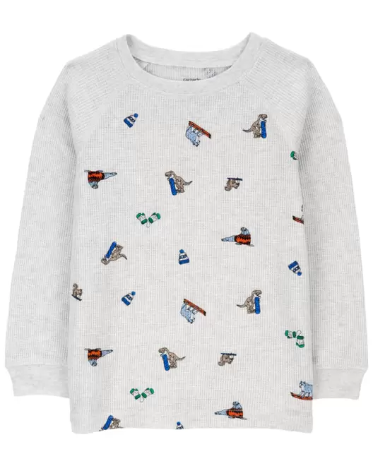 Oferta de Playera Gráfica Termal Animales De Invierno Carter's por $179 en Carter's