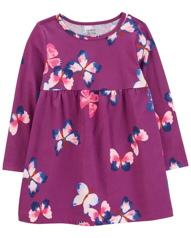 Oferta de Vestido De Punto Estampado De Mariposa Carter's por $239 en Carter's