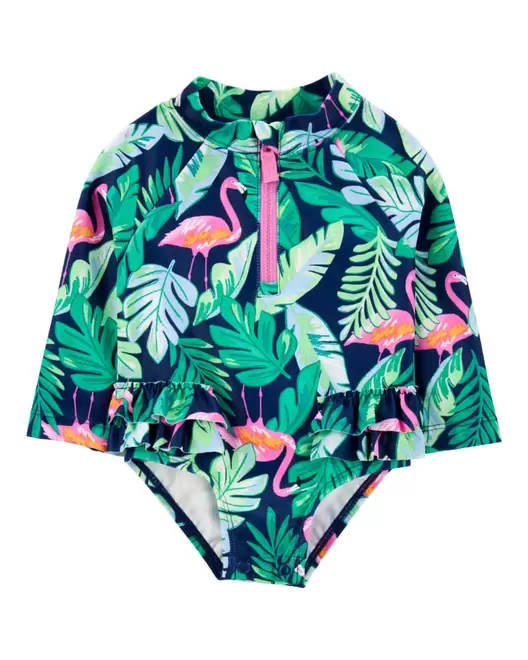 Oferta de Traje De Baño De 1 Prenda Con Estampado De Flamingo Tropical Carter's por $419 en Carter's