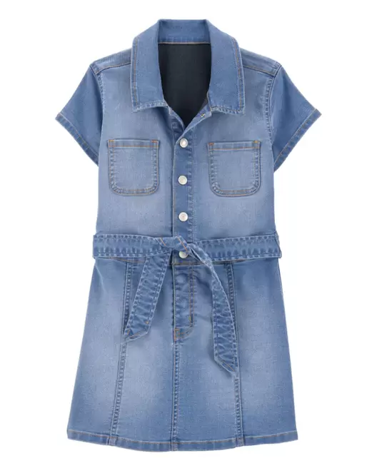 Oferta de Vestido De Mezclilla Con Cinturón Oshkosh B'Gosh por $489 en Carter's