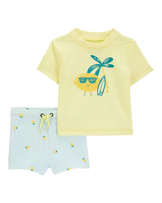 Oferta de Traje De Baño De 2 Prendas Estampado Limones Carter's por $454 en Carter's