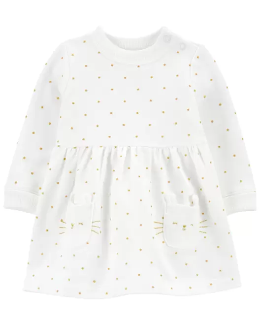 Oferta de Vestido Tela Polar De Lunares Carter's por $349 en Carter's